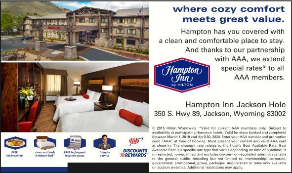 Hampton Inn By Hilton Jackson Hole Jackson Wy Aaa Com