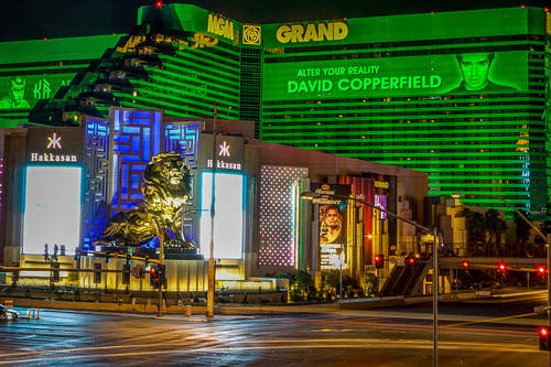 MGM Grand Hotel Las Vegas 347 the zoo inside Hotel and most important  places in Las Vegas The most beautiful place in Las Vegas Stock Photo -  Alamy