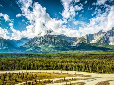 Alberta's Yellowhead Scenic Highway, Jasper to British Columbia