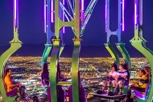 Big Shot, Stratosphere, The Big Shot thrill ride shoots pas…